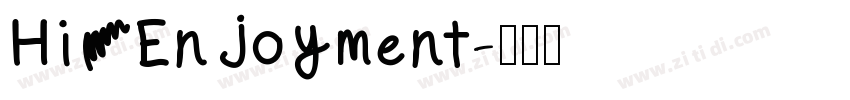 Hi Enjoyment字体转换